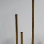 Brass Low Vase — Oak Lab